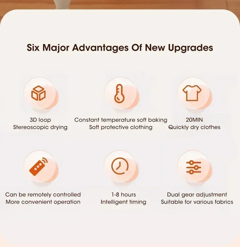 Mini Portable Dryer Foldable Electric