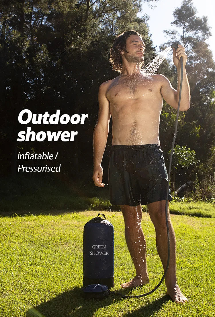 Shower Portable 11L Inflatable Water Bag Camping