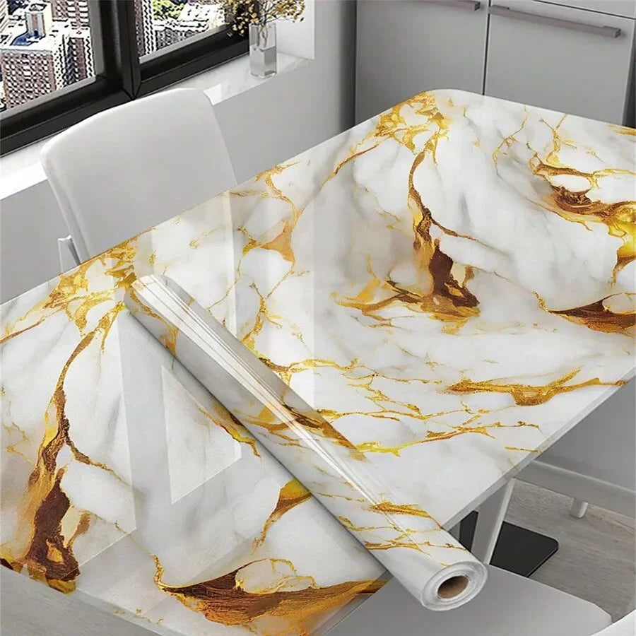 Marble Kitchen Peel and Stick Wallpaper Self-adhesive