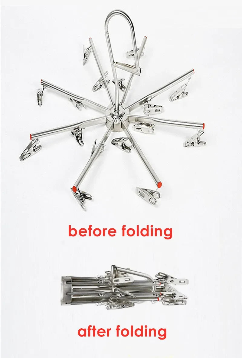 220V Electric Clothes Dryer Portable Stainless Steel