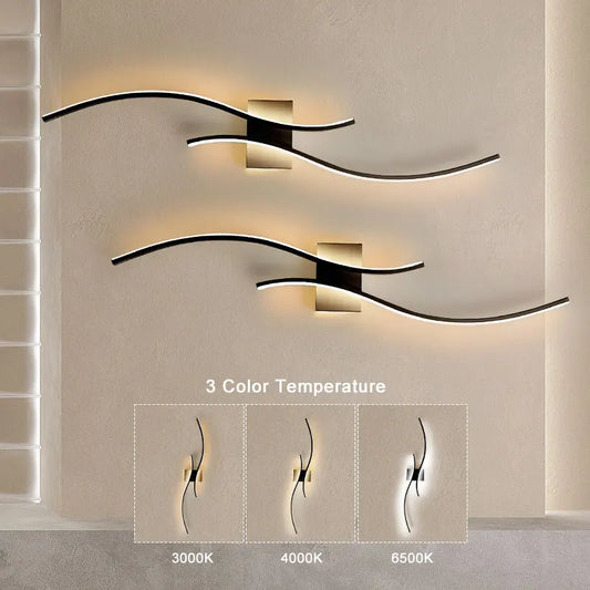 Wall Lamps for Bedside Bedroom Aluminum Nordic LED