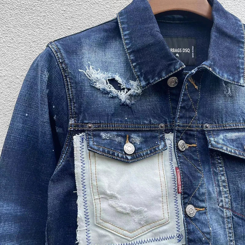 Men's denim jacket starbags