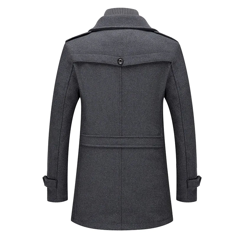 Men's Woolen Overcoat  Fashion