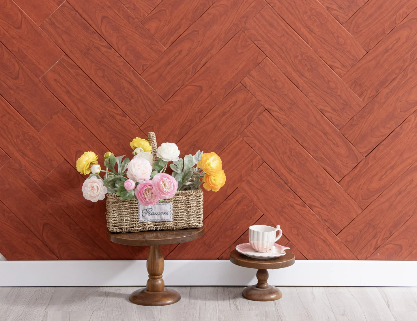 Wood Grain Peel and Stick Wall Stickers  Adhesive