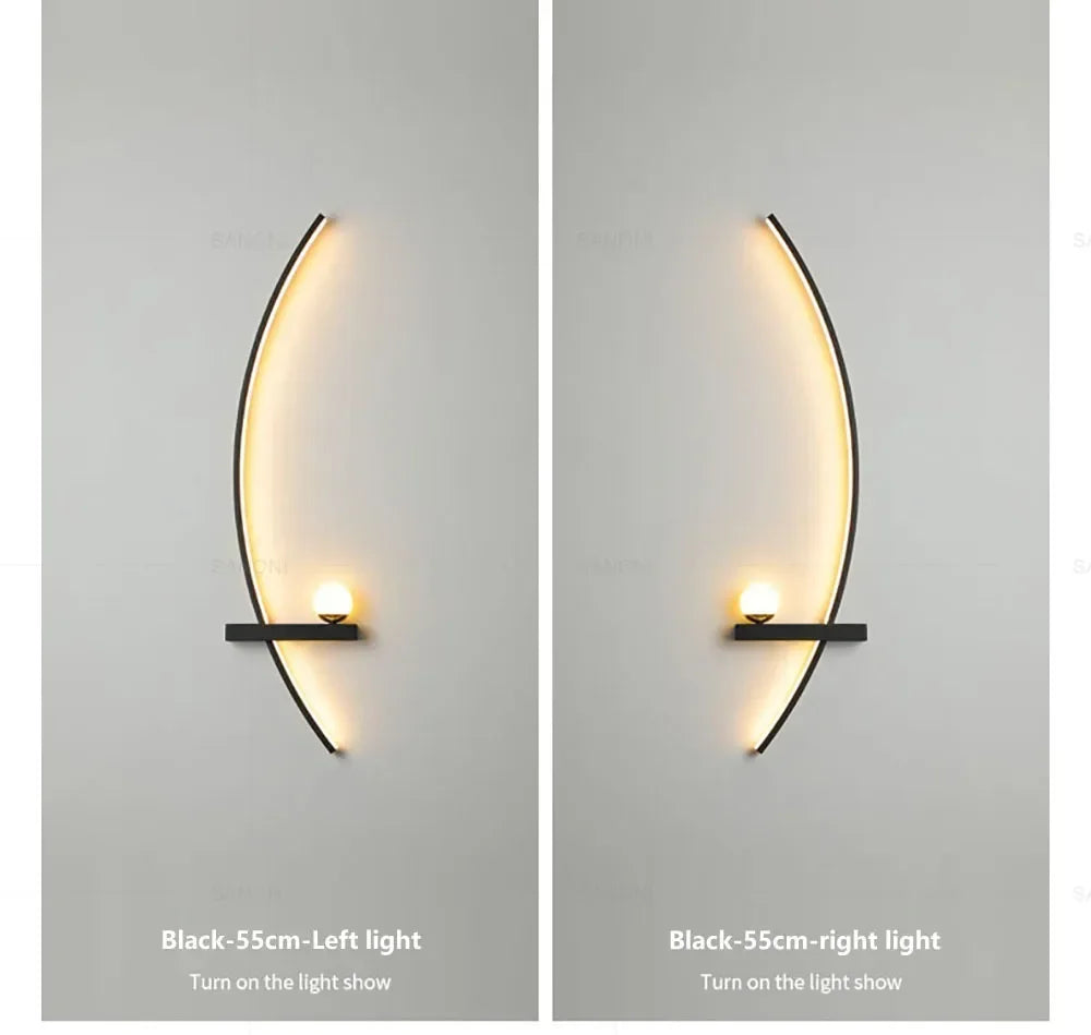 LED Wall Lamps Minimalist Stripes