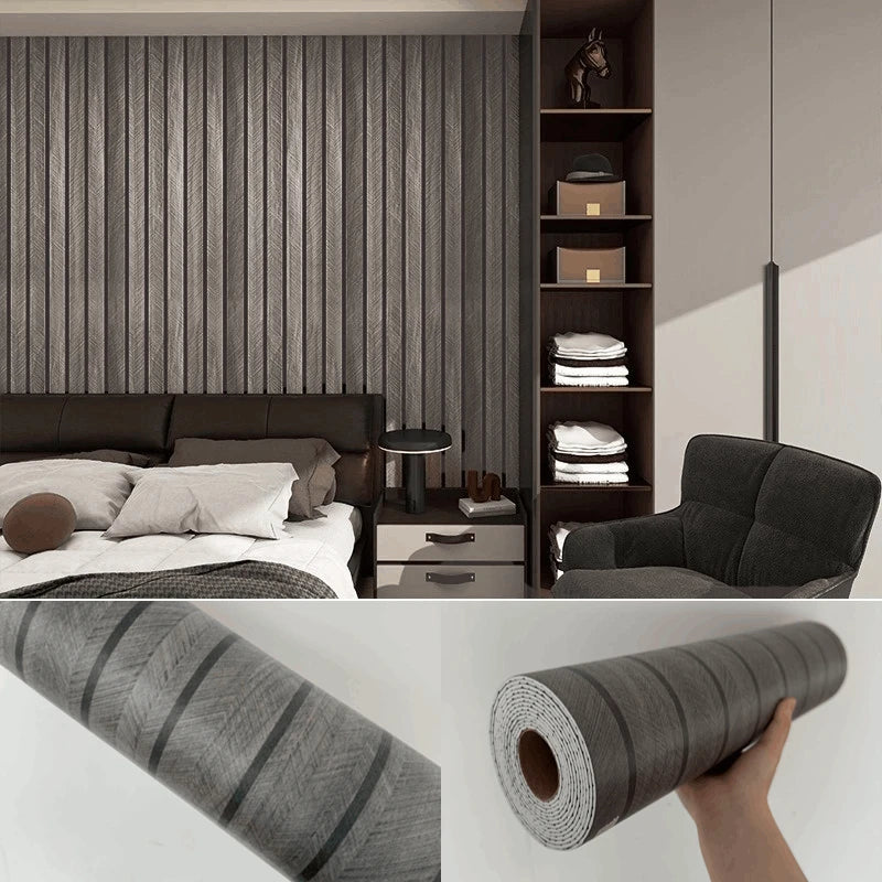 Wall Stickers Self Adhesive Grille wood grain