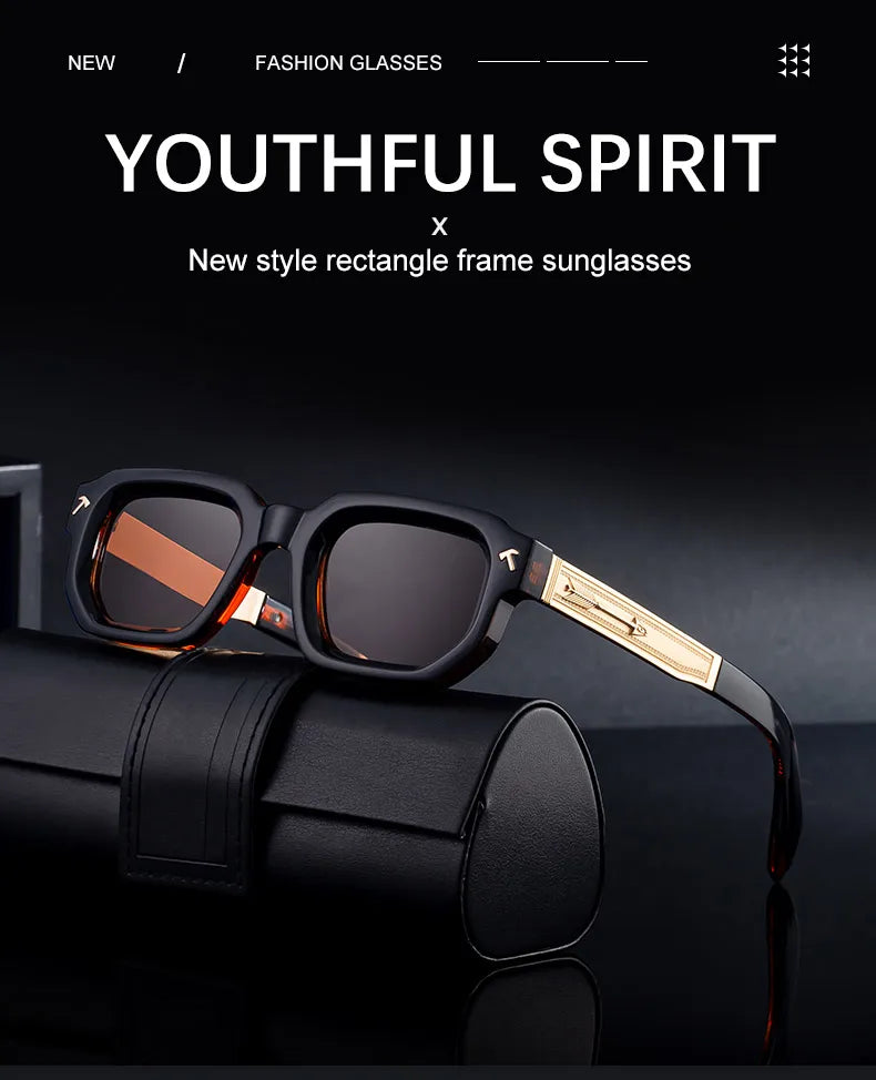 Vintage  Square Men Sunglasses