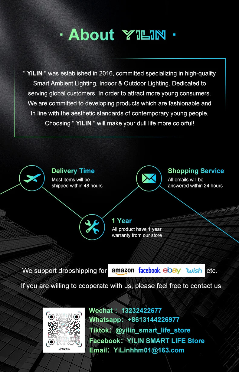 Heightening 180CM Smart Floor Lamp