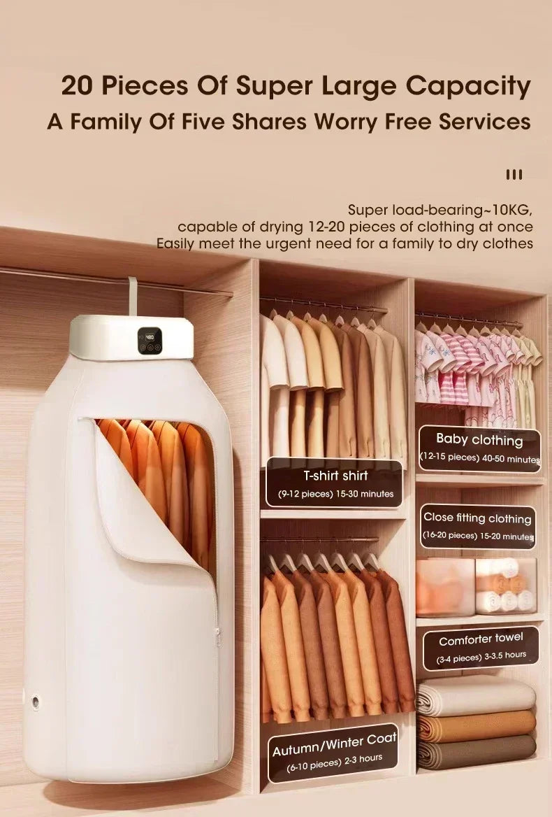 Mini Portable Dryer Foldable Electric